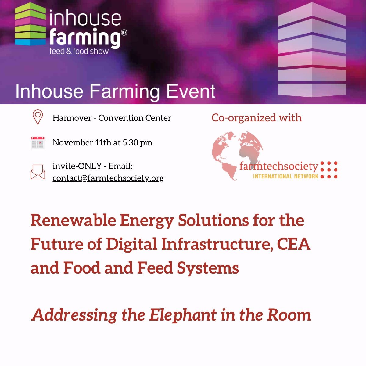 Exclusive Evening Event – Sign up
